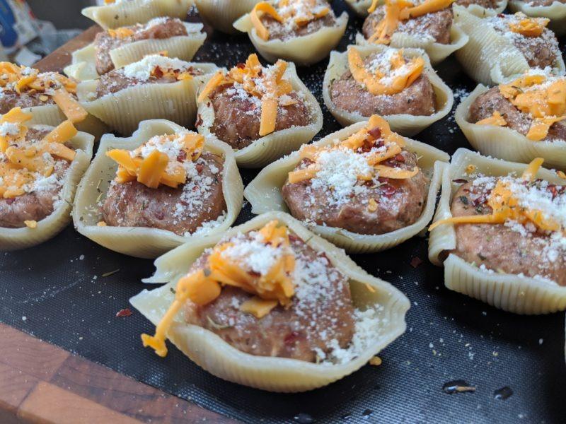 Layered Pasta stuffed Meatballs » RecipeCollage.com » September 15, 2025