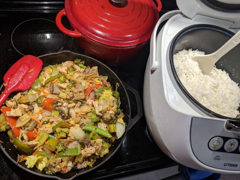 Chicken and Shrimp StirFry » RecipeCollage.com » September 17, 2025