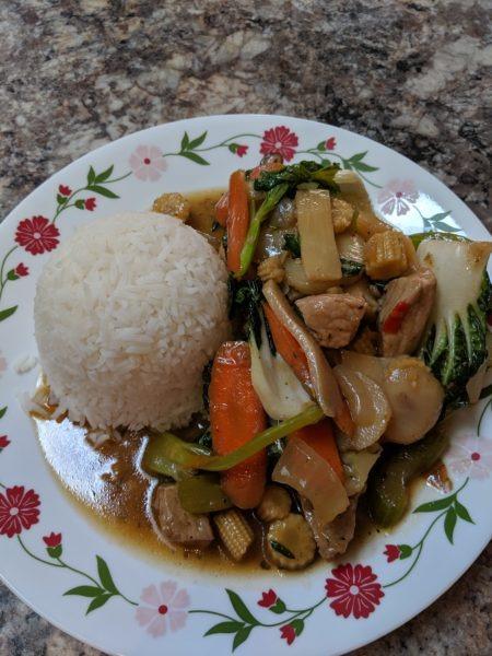 Pork Stir-Fry & Rice » RecipeCollage.com