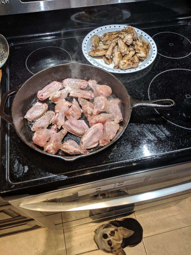 Stovetop Chicken wings & pan seared Tilapia » RecipeCollage.com » September 18, 2025