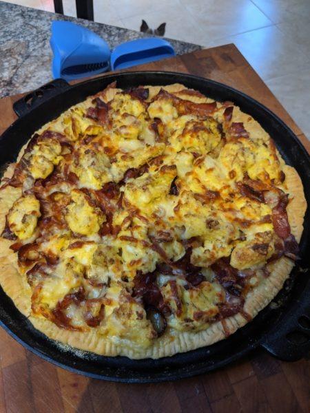Eggs Benny Pizza » RecipeCollage.com » September 15, 2025