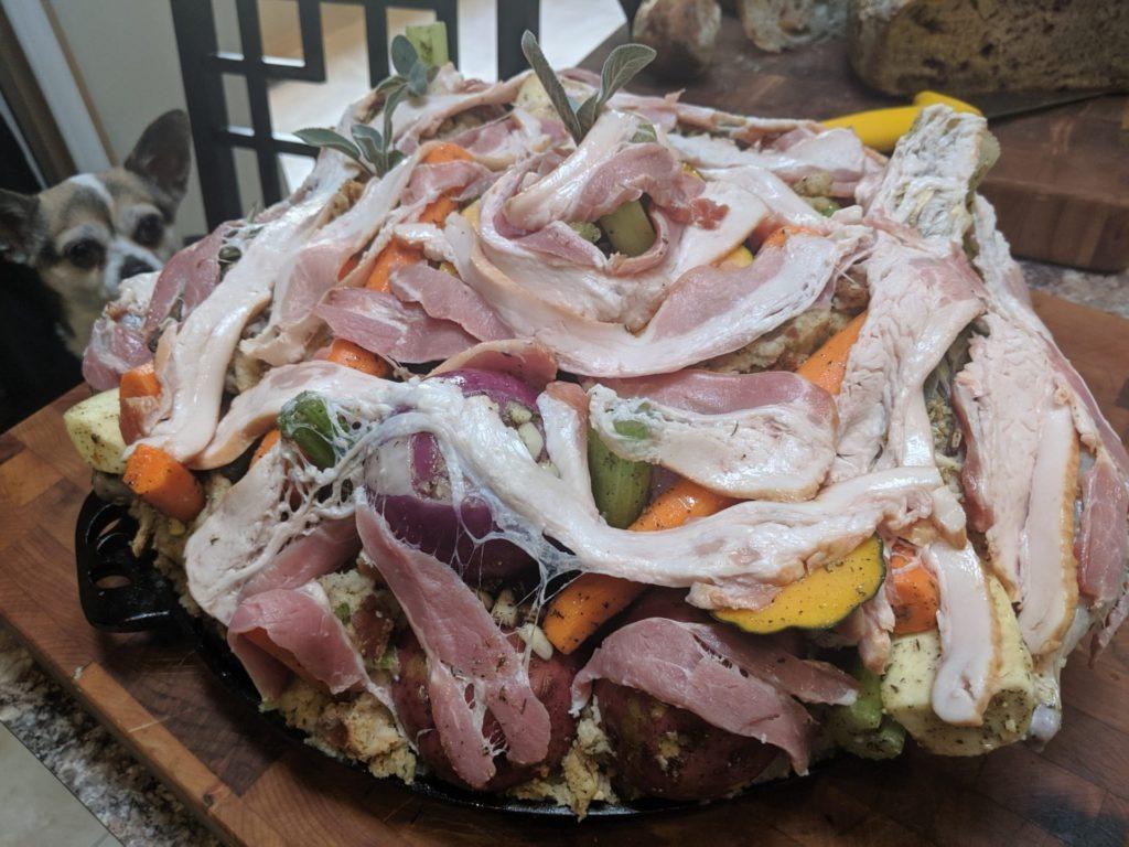 Baked Cornish Hens Dinner with all the fixings » RecipeCollage.com » September 18, 2025