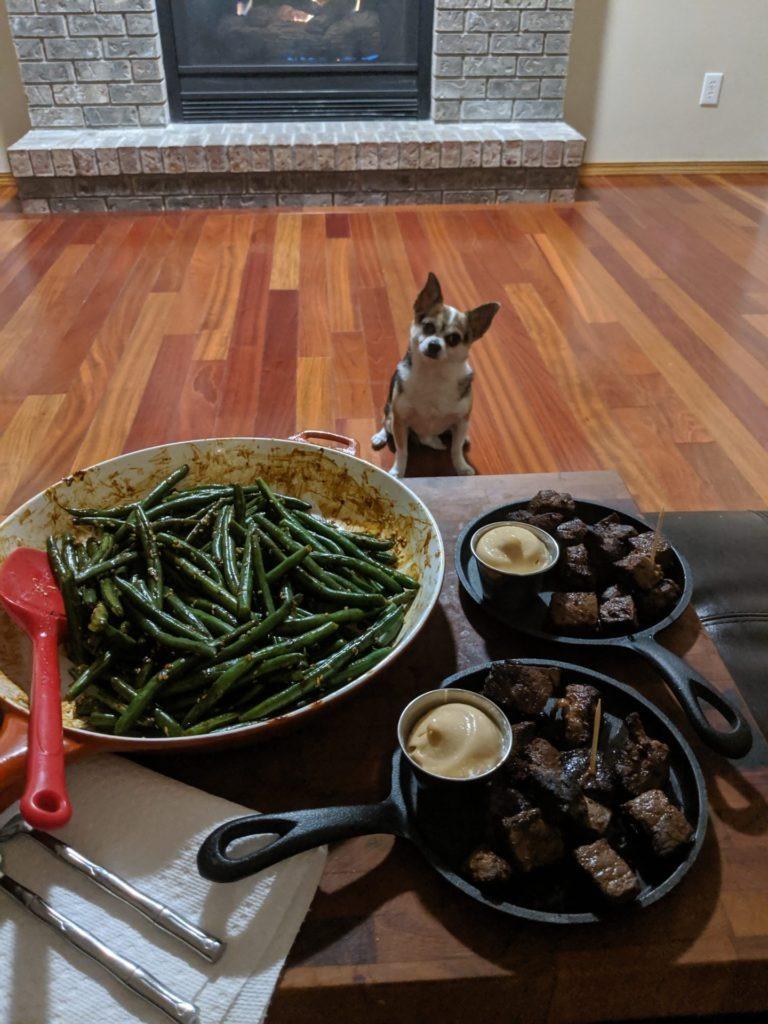 Steak bites & Szchewan Beans » RecipeCollage.com » September 15, 2025