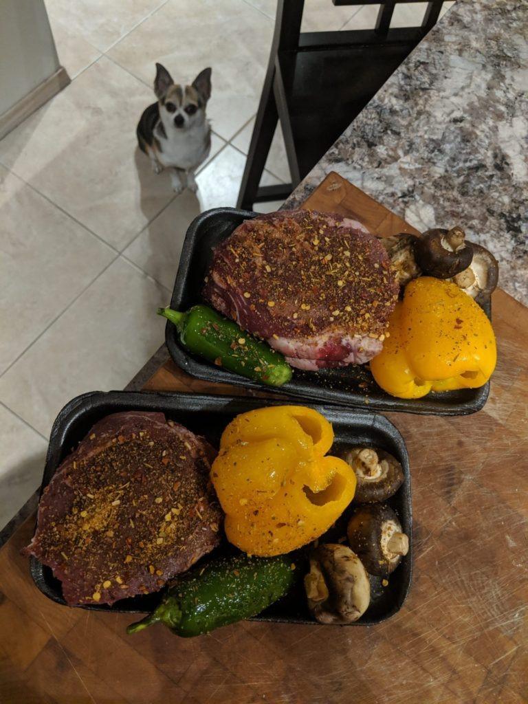 Baseball steak, grilled Peppers & Jalapenos » RecipeCollage.com » September 16, 2025