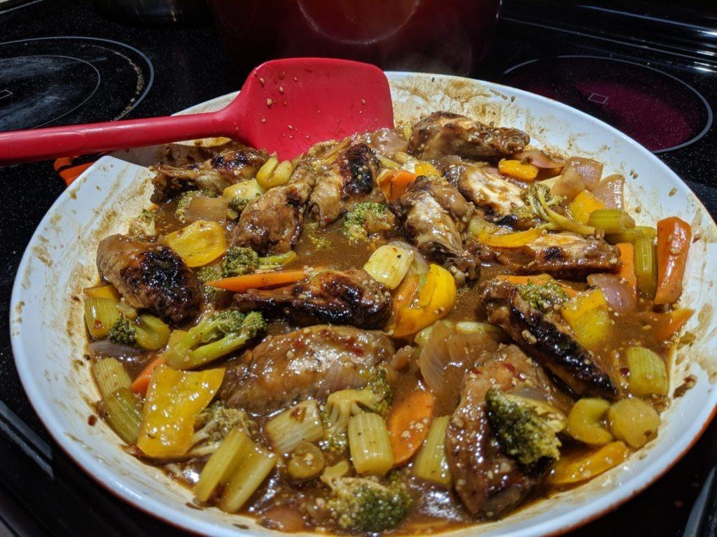 Chicken Wing Spaghetti » RecipeCollage.com » September 13, 2025