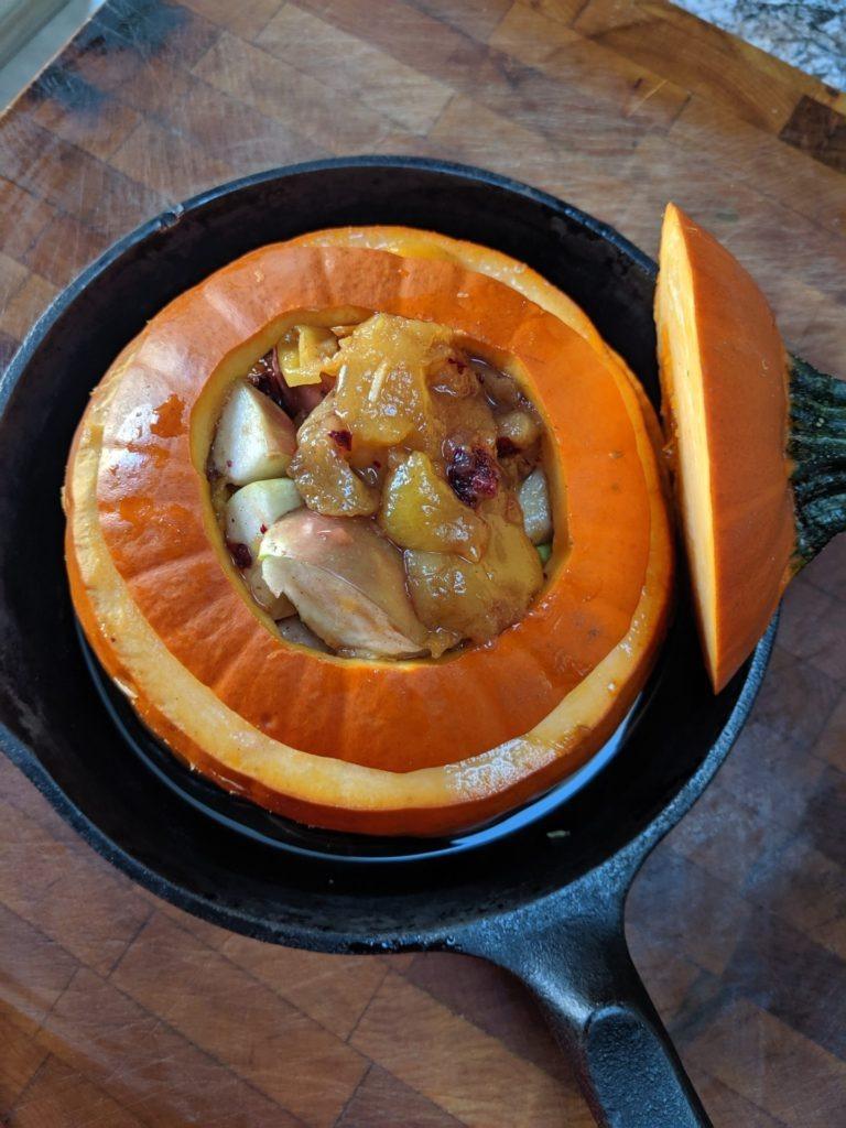 Sweet Pumpkin stuffed with Fruit & Baked » RecipeCollage.com » September 15, 2025