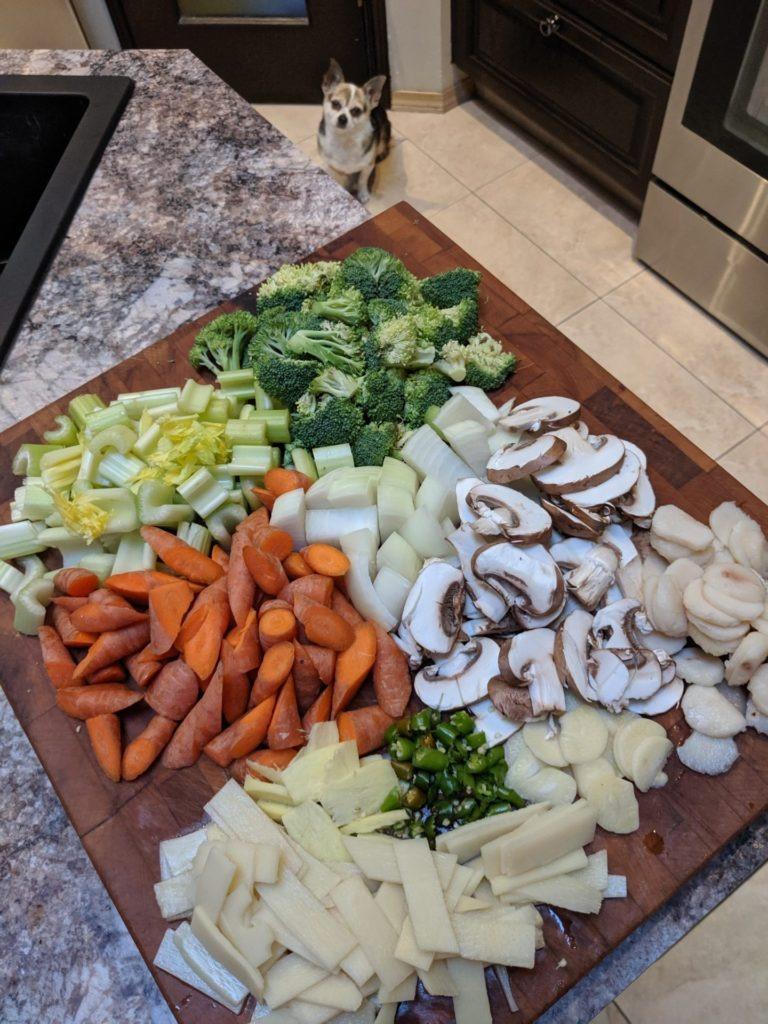 Ginger Ribs & Stir-Fry Veggies » RecipeCollage.com » September 16, 2025