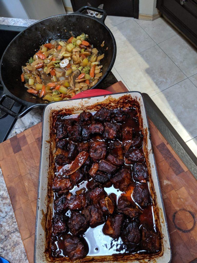Ginger Ribs & Stir-Fry Veggies » RecipeCollage.com » September 16, 2025