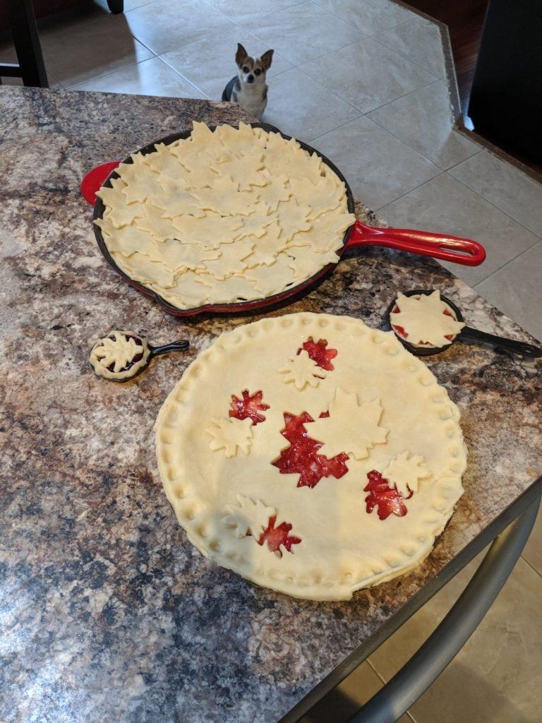 Pies- Blueberry, Strawberry/Rhubarb, & Lemon Meringue » RecipeCollage.com » September 15, 2025