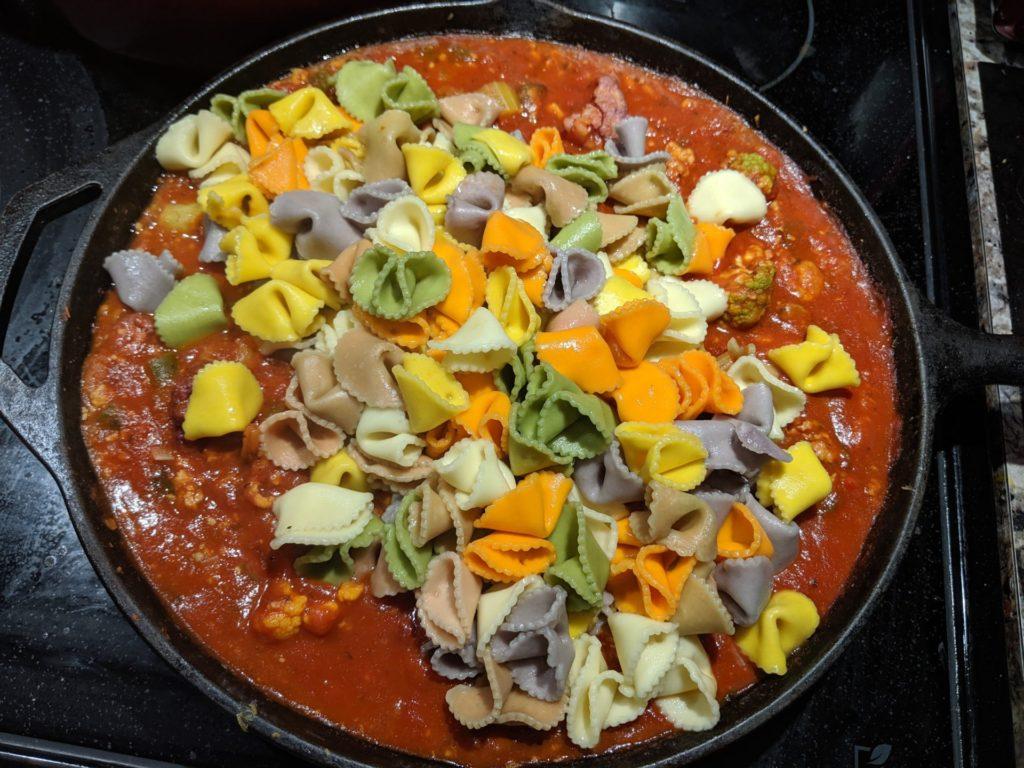 Colorful Veggies & Colorful Pasta » RecipeCollage.com » September 15, 2025