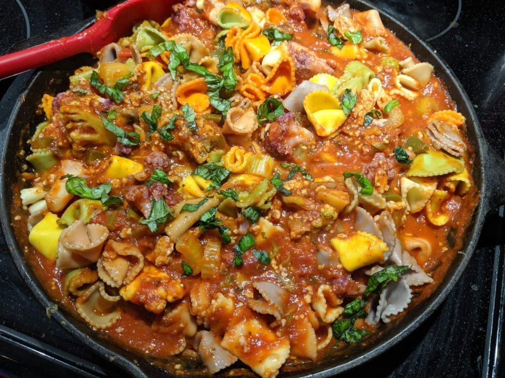 Colorful Veggies & Colorful Pasta » RecipeCollage.com » September 15, 2025