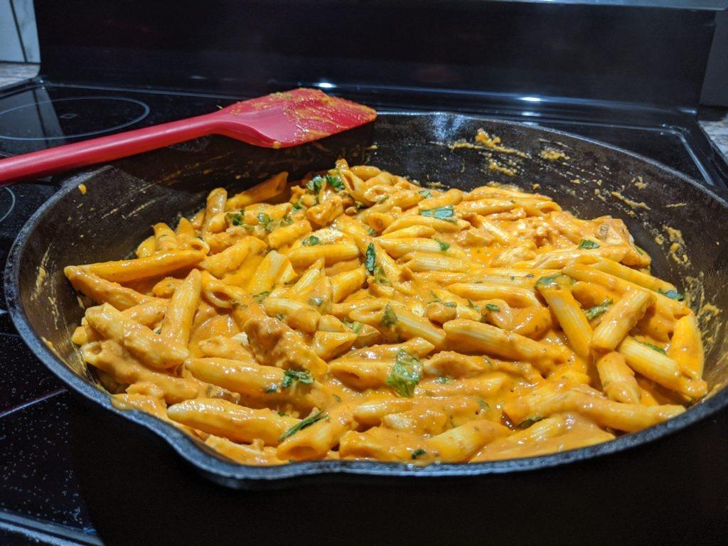 Vodka Penne with Micro Greens » RecipeCollage.com » September 17, 2025