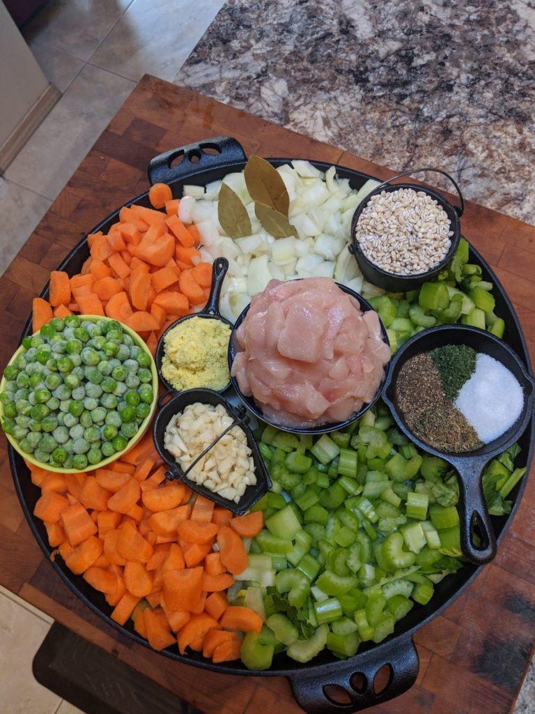 Chicken Barley on the open Fire! » RecipeCollage.com » September 18, 2025