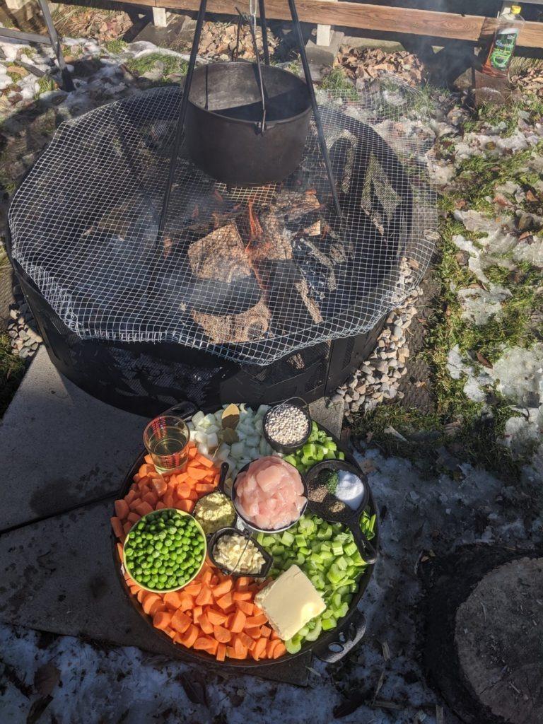 Chicken Barley on the open Fire! » RecipeCollage.com » September 18, 2025