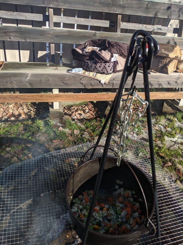 Chicken Barley on the open Fire! » RecipeCollage.com » September 18, 2025