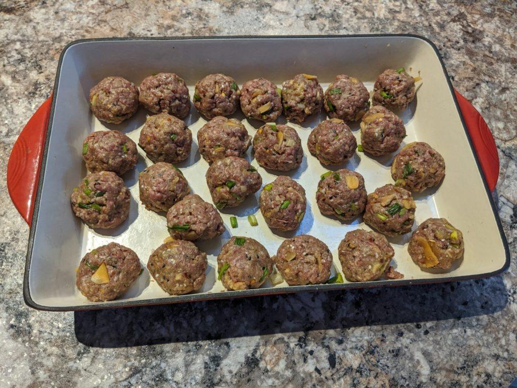 Spicey Saucy Meatballs » RecipeCollage.com » September 16, 2025