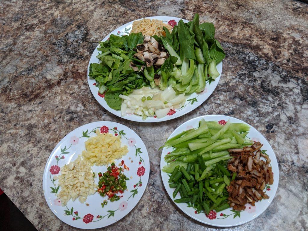 Twice cooked Pork Belly Stirfry with Carrots » RecipeCollage.com » September 13, 2025