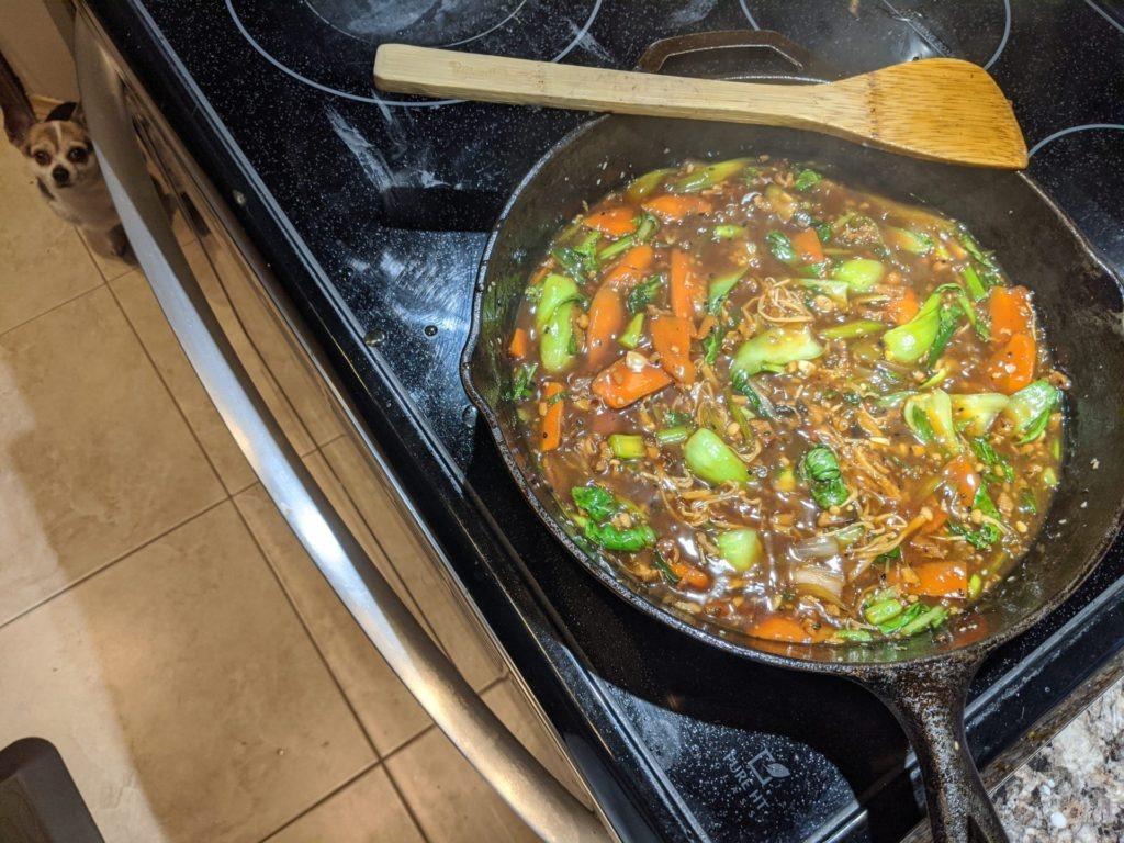 Twice cooked Pork Belly Stirfry with Carrots » RecipeCollage.com » September 13, 2025