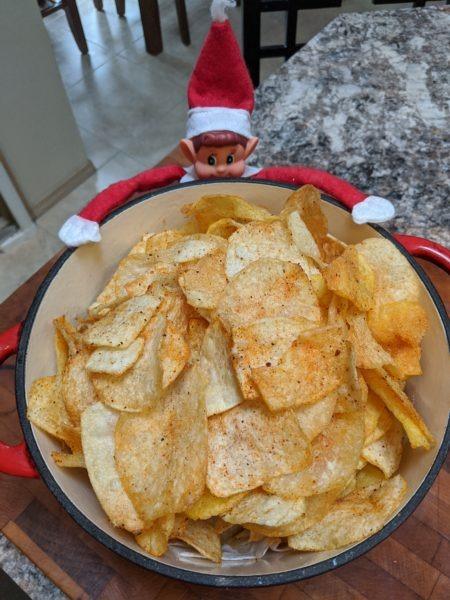 Spiced Potato Chips » RecipeCollage.com » September 15, 2025