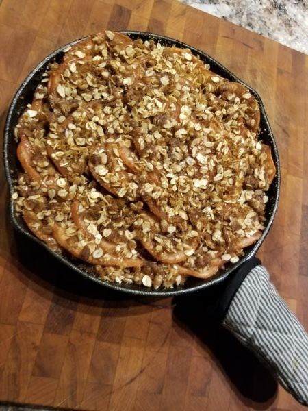 Brandied Apple Crisp » RecipeCollage.com » September 15, 2025