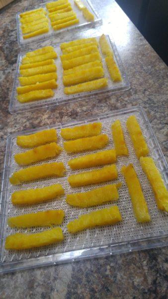 Pineapple Jerky » RecipeCollage.com » October 27, 2025