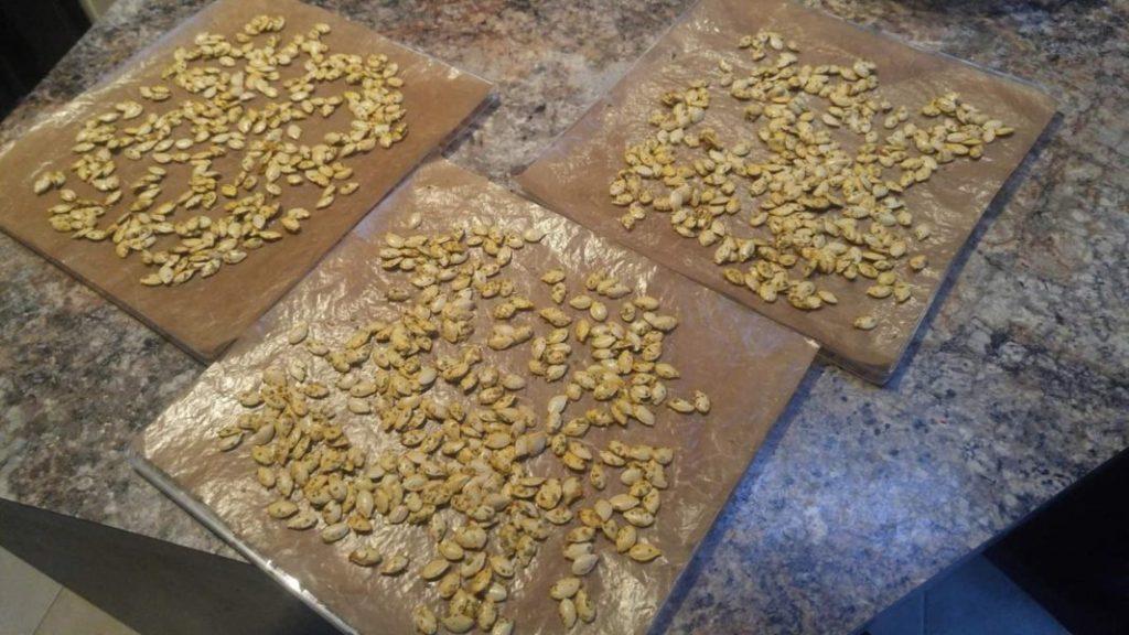 Pizza pumpkin seeds » RecipeCollage.com » October 27, 2025