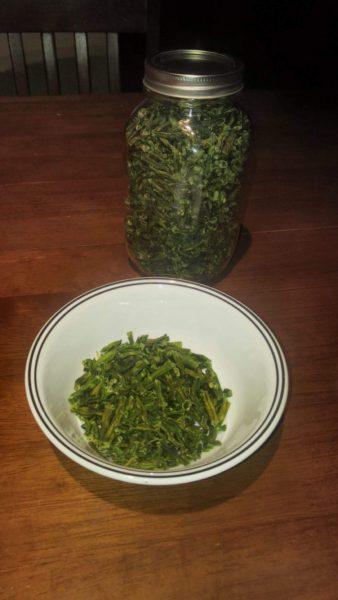 Dehydrated Green Beans » RecipeCollage.com » October 30, 2025