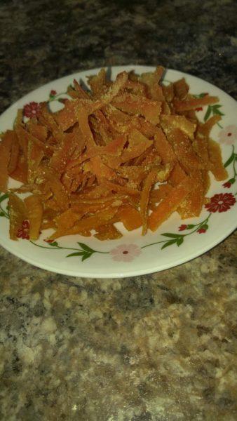 Dehydrated Candied Oranges » RecipeCollage.com » October 30, 2025