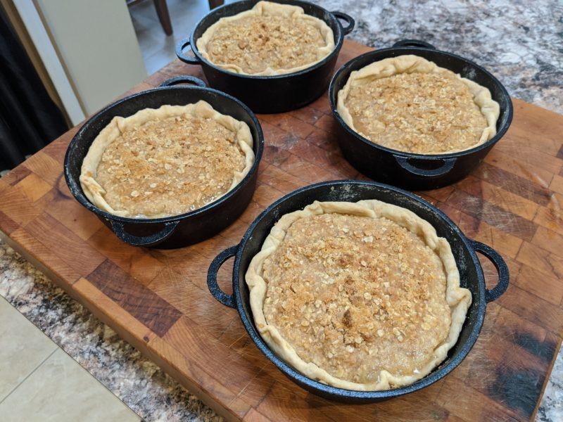 Pear & Apricot Pie Crumbles » RecipeCollage.com » September 15, 2025