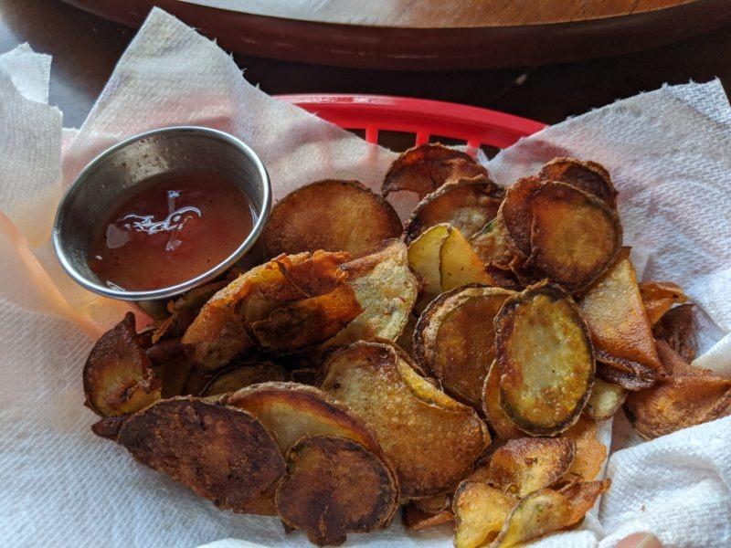 Pan fried Potato Chips » RecipeCollage.com » September 15, 2025