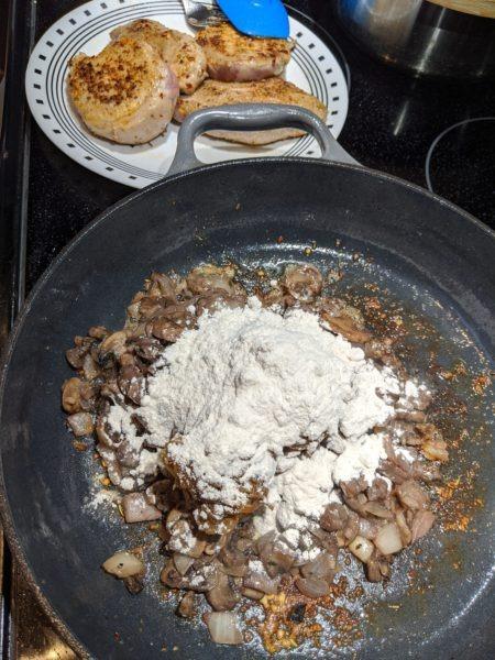 Mushroom & Onion Gravy with pork chops » RecipeCollage.com » September 15, 2025