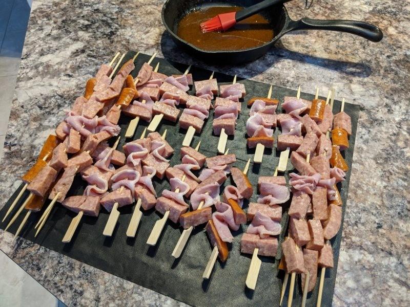 Smokie Skewers » RecipeCollage.com » September 15, 2025