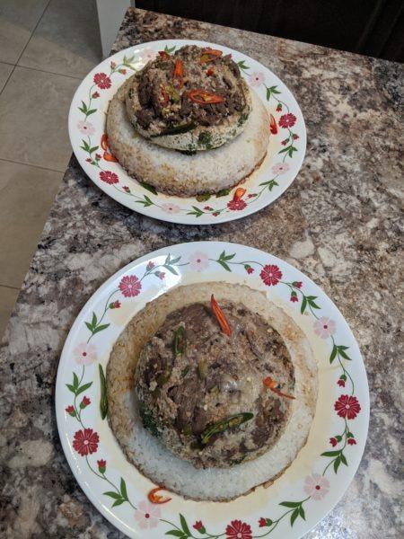 Steamed Beef Dinner » RecipeCollage.com » September 16, 2025