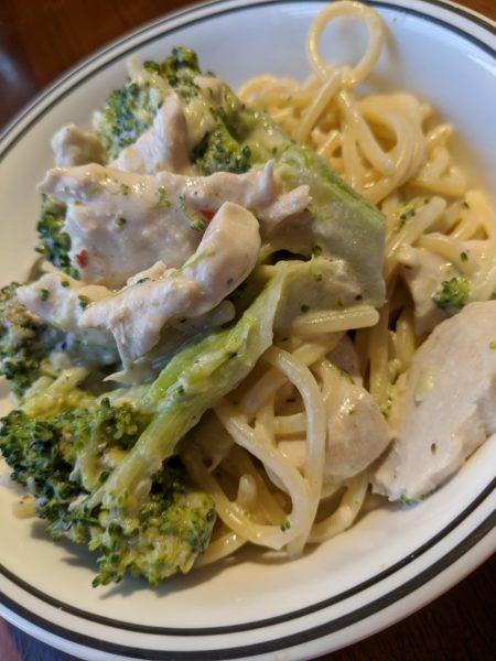 Chicken Alfredo Spaghetti » RecipeCollage.com » September 15, 2025