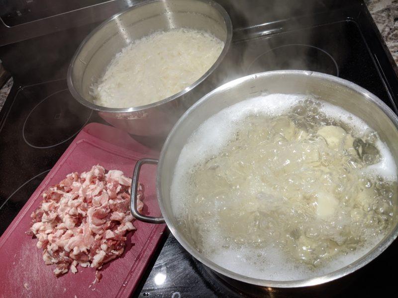 poutine rapee pancake filling