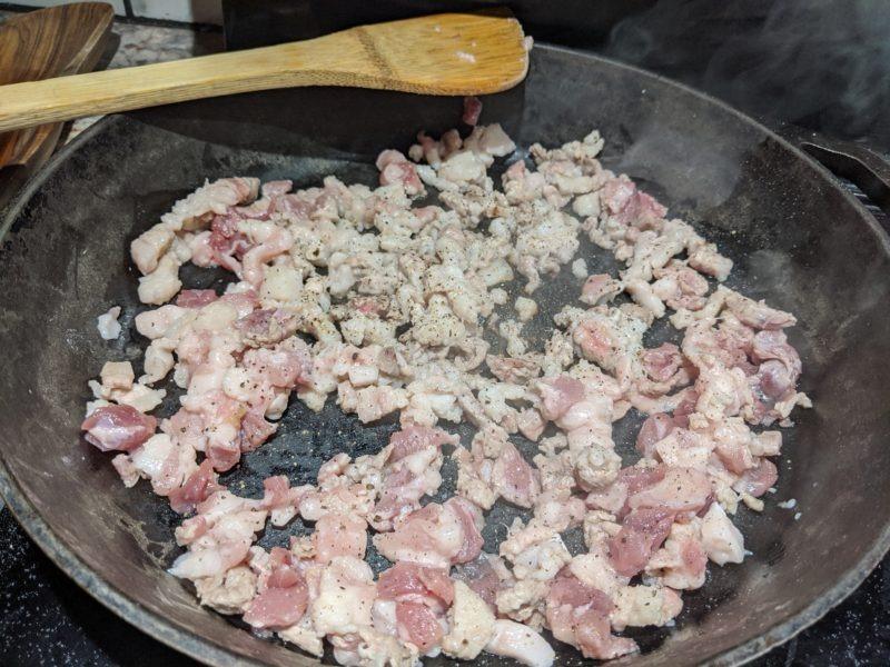 poutine rapee pancake pork