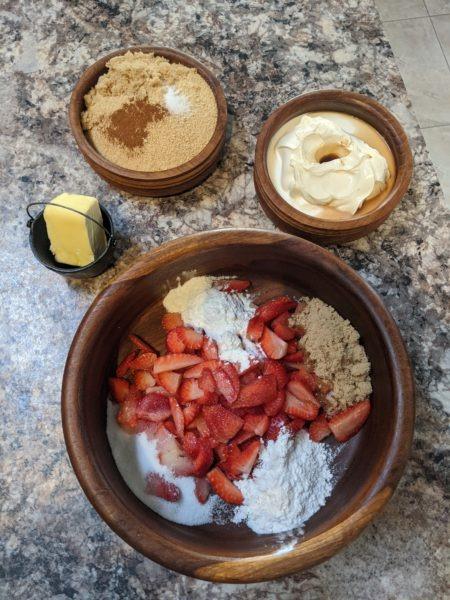 Pineapple Strawberry Mini Cheesecakes » RecipeCollage.com » September 15, 2025
