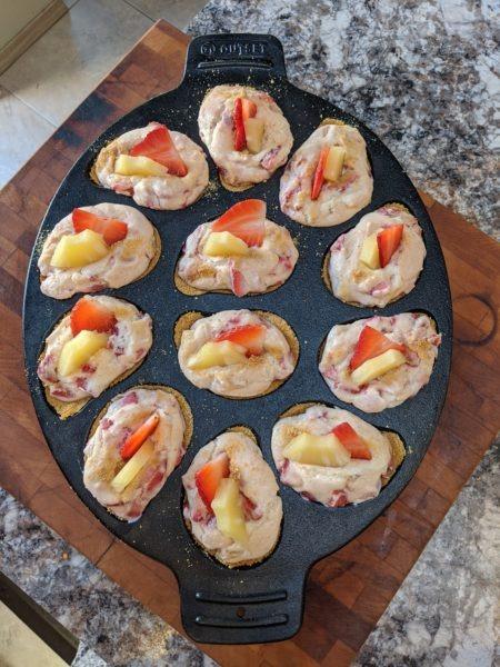 Pineapple Strawberry Mini Cheesecakes » RecipeCollage.com » September 15, 2025