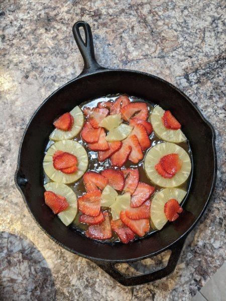 Strawberry Pineapple Upside Down Cake » RecipeCollage.com » September 15, 2025