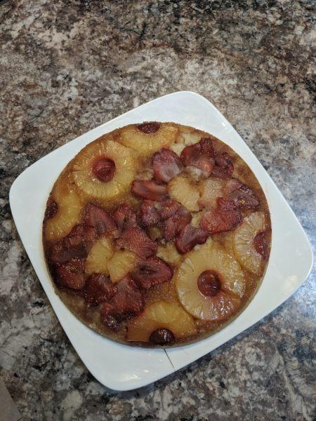 Strawberry Pineapple Upside Down Cake » RecipeCollage.com » September 15, 2025