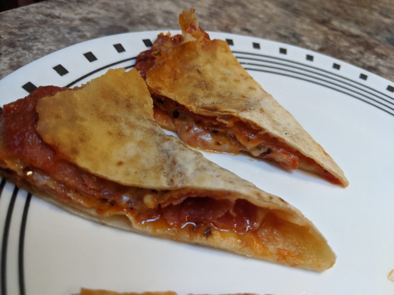 Pizza Quesadillas » RecipeCollage.com » September 15, 2025