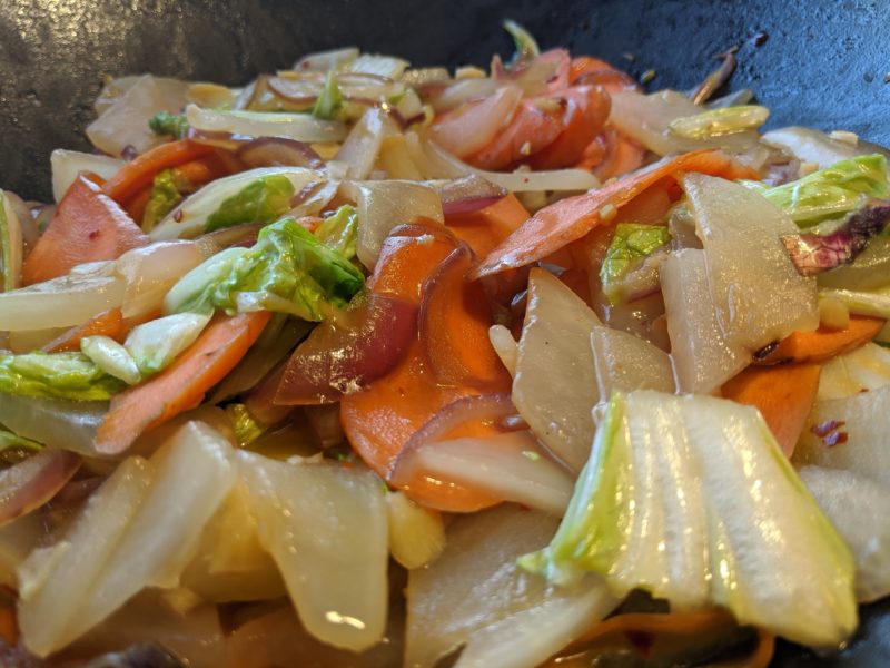 Daikon Stirfry » RecipeCollage.com » September 16, 2025