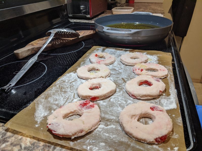 Pineapple Cherry Donuts » RecipeCollage.com » September 15, 2025