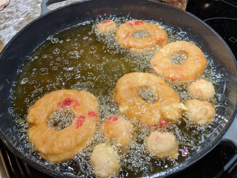 Pineapple Cherry Donuts » RecipeCollage.com » September 15, 2025