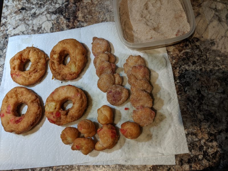 Pineapple Cherry Donuts » RecipeCollage.com » September 15, 2025