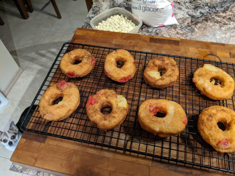 Pineapple Cherry Donuts » RecipeCollage.com » September 15, 2025