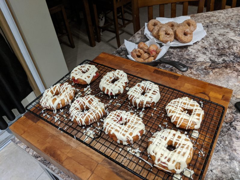 Pineapple Cherry Donuts » RecipeCollage.com » September 15, 2025
