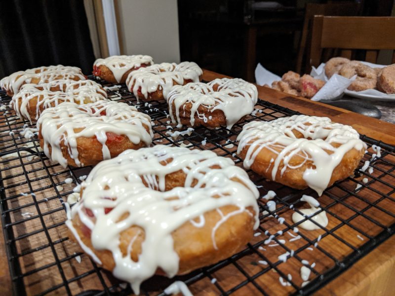Pineapple Cherry Donuts » RecipeCollage.com » September 15, 2025