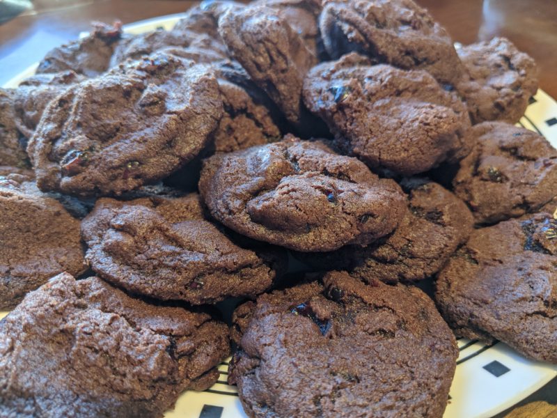 Double Chocolate Cranberry Cookies » RecipeCollage.com » September 15, 2025