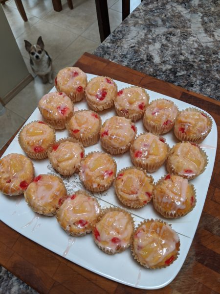 Steamed Cherry & Pineapple Cupcakes » RecipeCollage.com » September 15, 2025